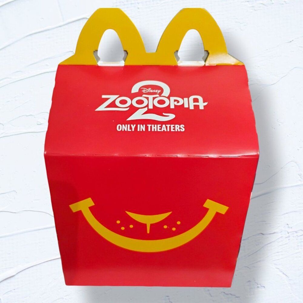 2025 Zootopia 2 McDonalds Happy Meal Box Empty Box Only